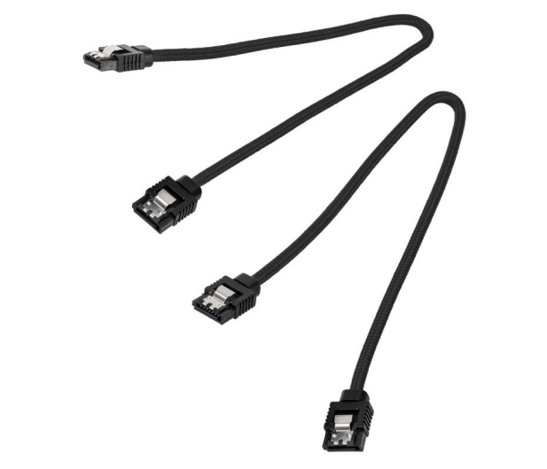 CORSAIR Premium 30cm sleeved 2szt Czarne CC-8900248 - 739202 - zdjęcie 2
